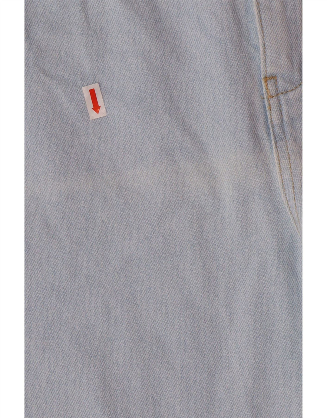 Zara Calça jeans feminina cintura alta com perna larga EU 42 grande W32 L26 azul clássico