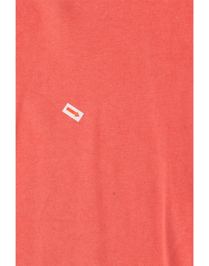 Suéter masculino MASSIMO DUTTI com decote em V grande algodão rosa