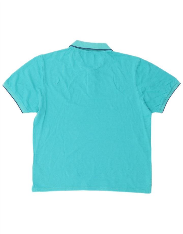 Camisa polo masculina North Sails grande algodão azul