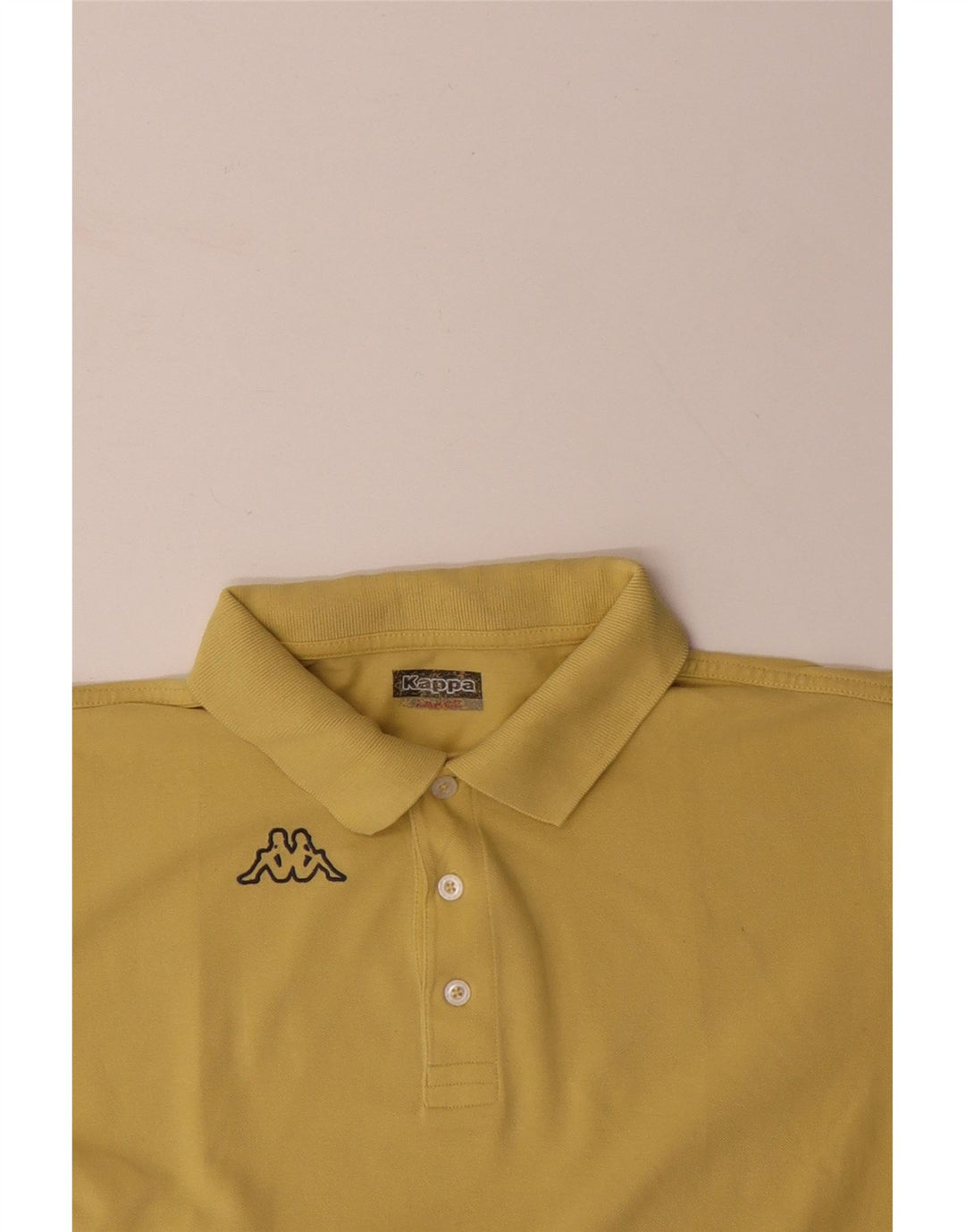 Camisa polo masculina KAPPA grande amarela