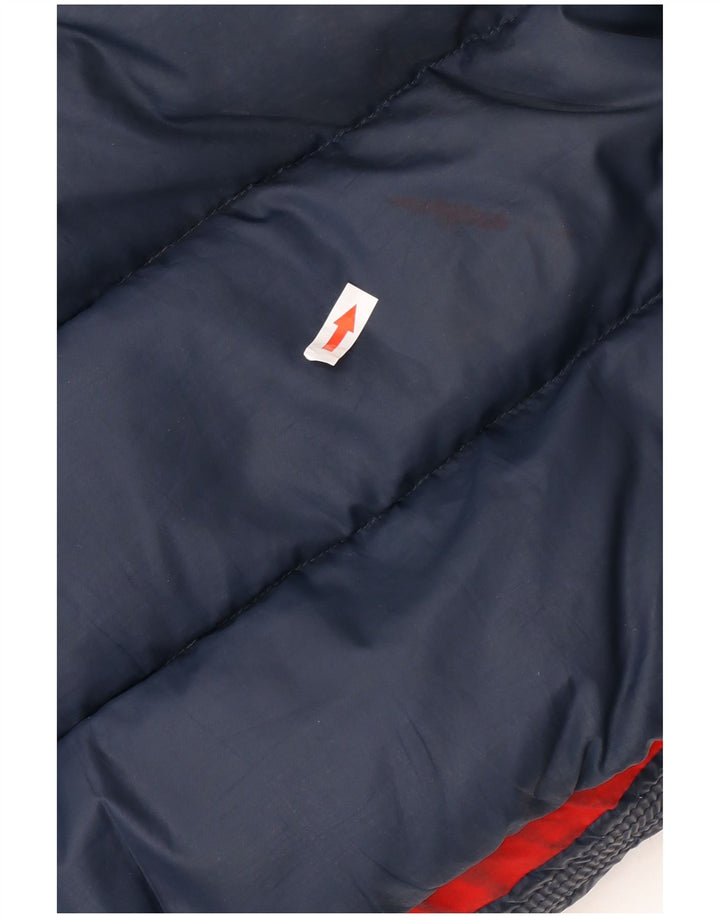 Jaqueta acolchoada masculina Tommy Hilfiger UK 44 2XL poliéster azul marinho