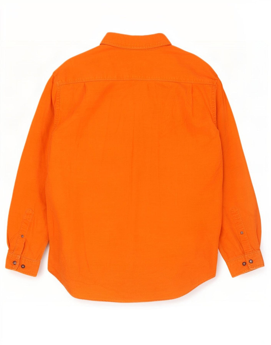 Camisa masculina de veludo Esprit grande laranja