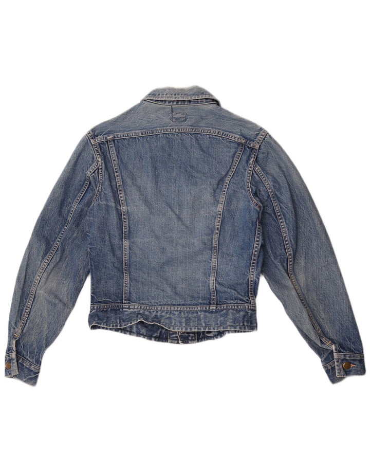 Jaqueta jeans feminina Lee UK 4 XS azul