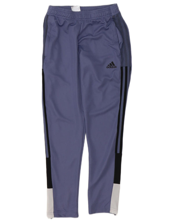 Adidas Meninas Aeroready Calças de treino 11-12 anos Roxo Colorblock