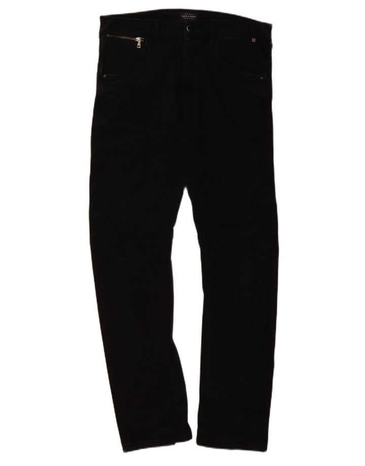 Jeans masculinos Jack & Jones Slim W33 L34 preto
