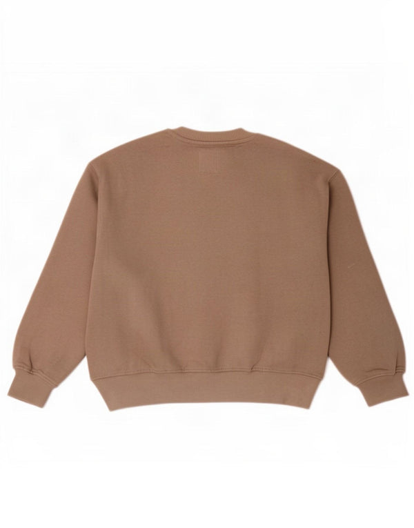 Zara Meninas Sweatshirt Jumper 13-14 Anos Bege
