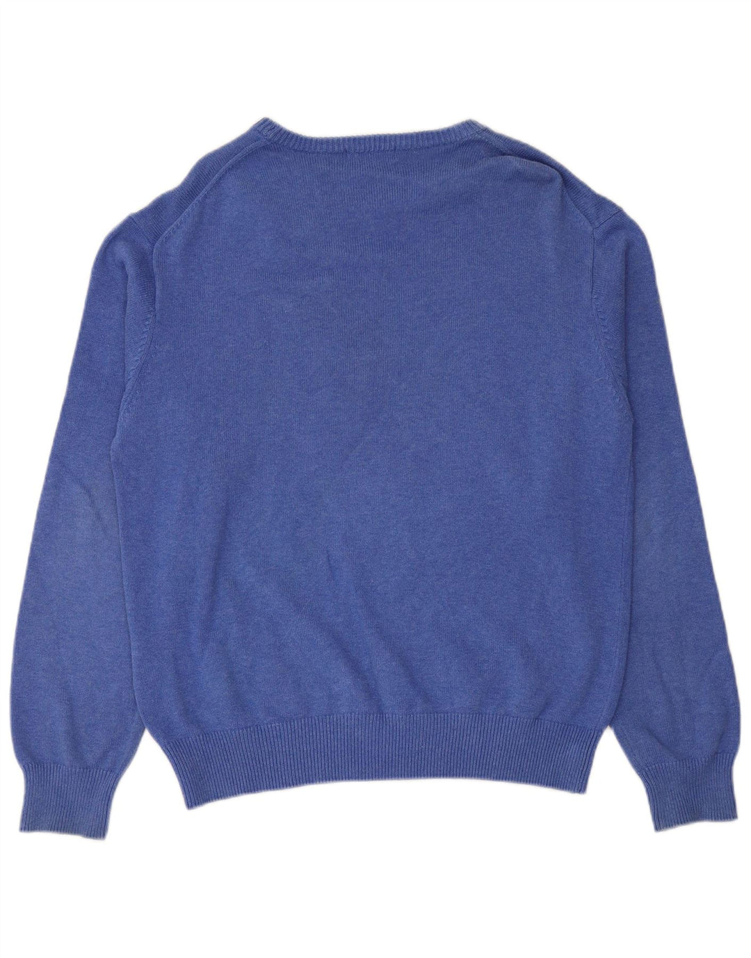 Suéter masculino Gant com gola canoa grande algodão azul