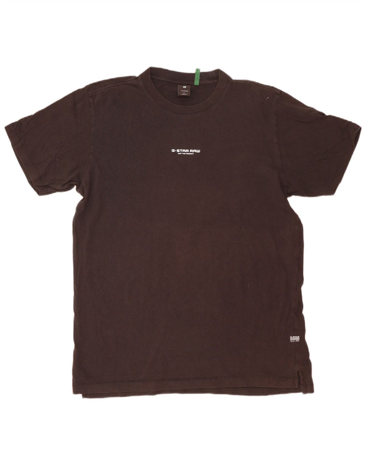Camiseta masculina G-Star top grande algodão preto