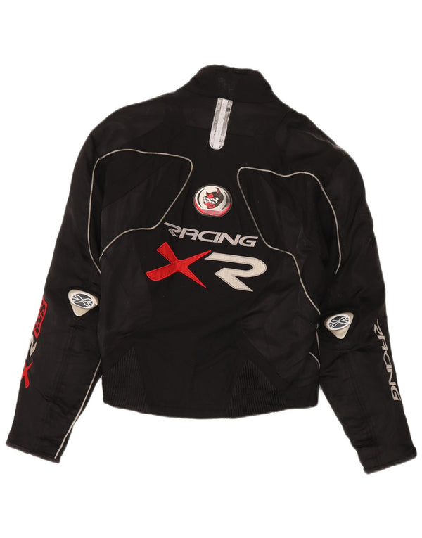 Jaqueta masculina IXS Graphic Racer UK 36 pequena poliamida preta em bloco colorido