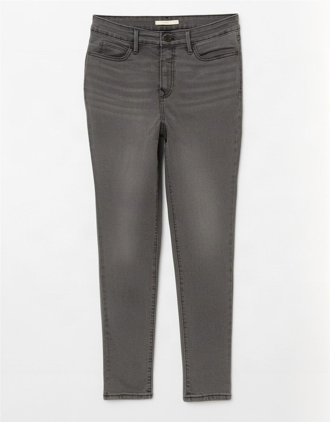 Calça jeans feminina Levi's 711 skinny W27 L27 cinza algodão
