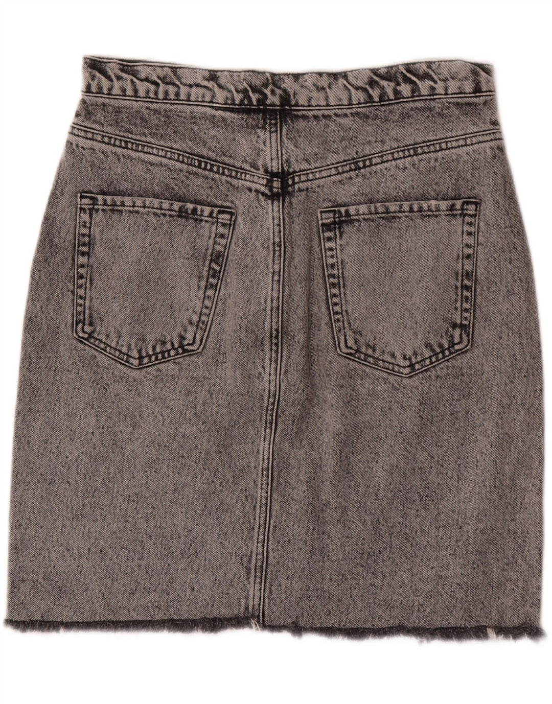 Saia jeans feminina Zara grande W30 cinza