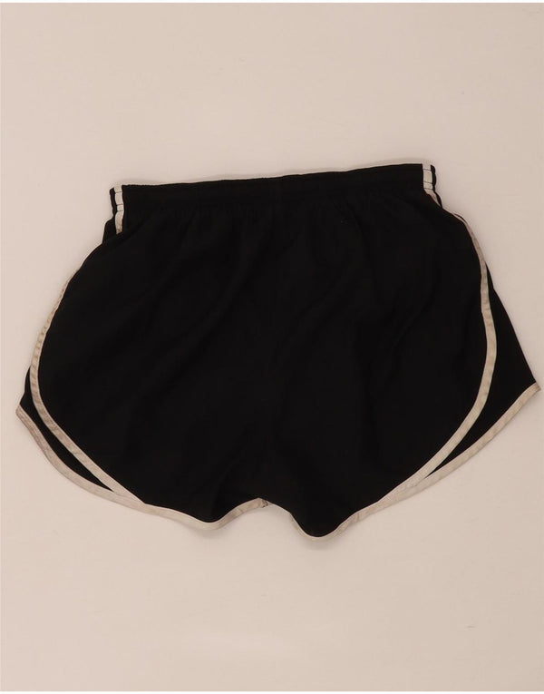 Nike Womens Dri Fit Sport Shorts UK 10 Pequeno Poliéster Preto