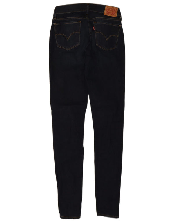 Calça jeans feminina Levi's 710 Super Skinny W27 L32 azul marinho algodão