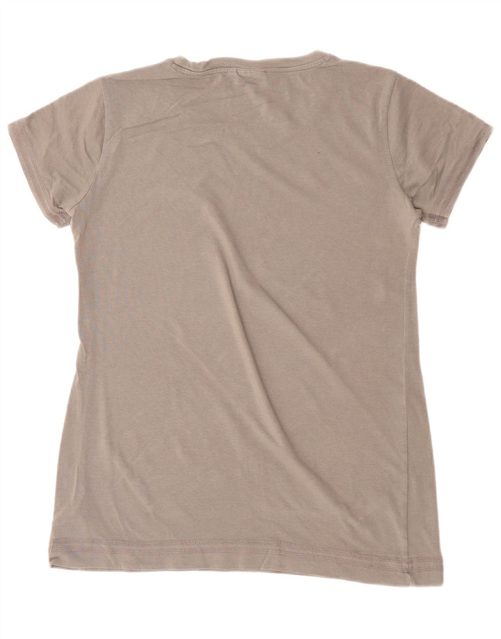 Camiseta feminina CONVERSE com estampa gráfica UK 18 XL algodão cinza