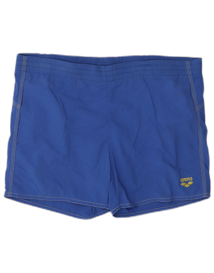 Shorts de natação masculino ARENA pequeno azul nylon