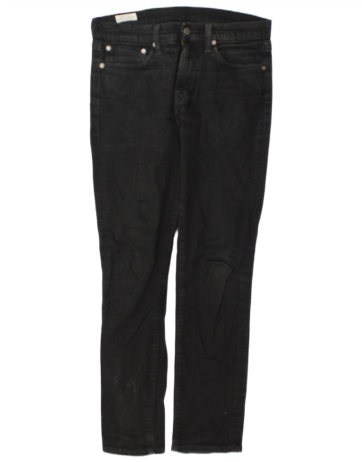 Levi's Mens Slim Jeans W31 L32 Cinza Algodão