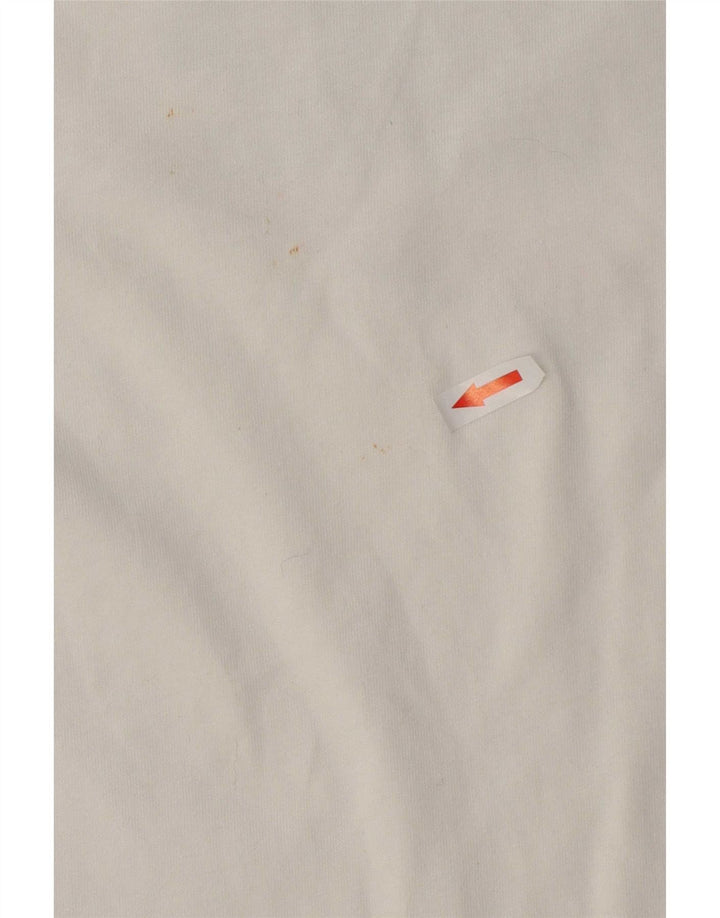 Camiseta Nike masculina gráfica Top médio algodão branco
