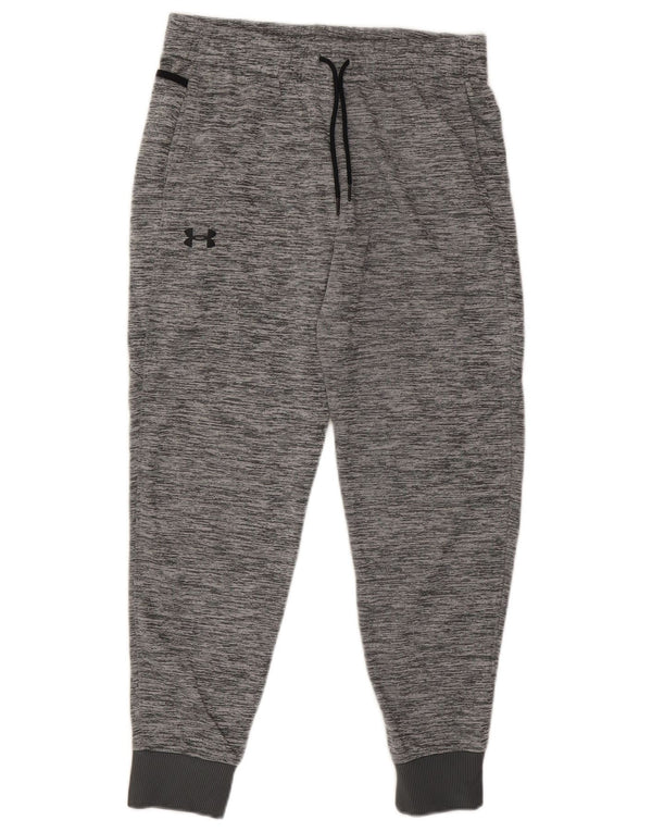UNDER ARMOUR Meninos Cold Gear Calças de treino Joggers 13-14 anos XL cinza
