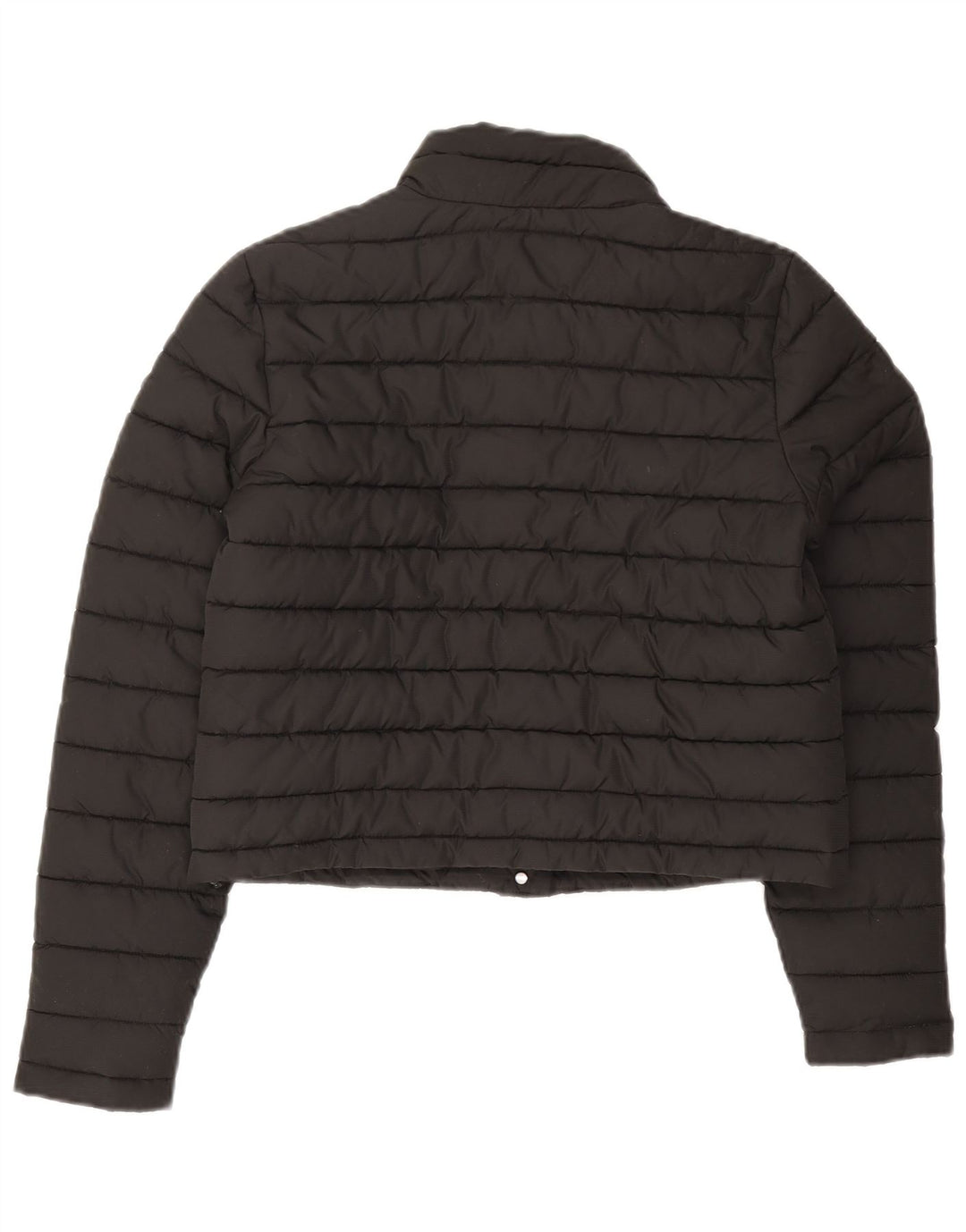 Jaqueta acolchoada Crop feminina Superdry UK 8 poliéster preto pequeno
