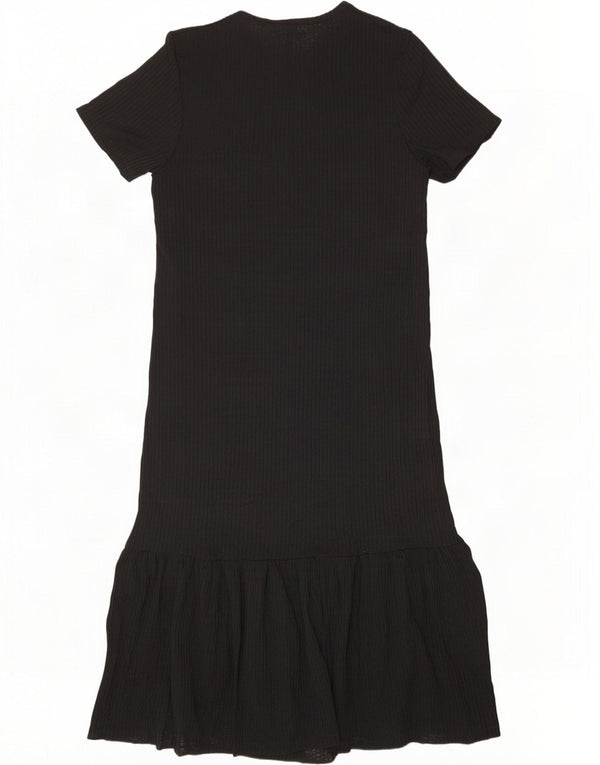 Vestido maxi feminino Zara Reino Unido 10 pequeno preto