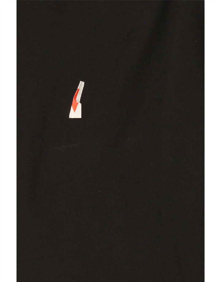 Kappa Mens Bermuda Sport Shorts Médio Preto Poliéster