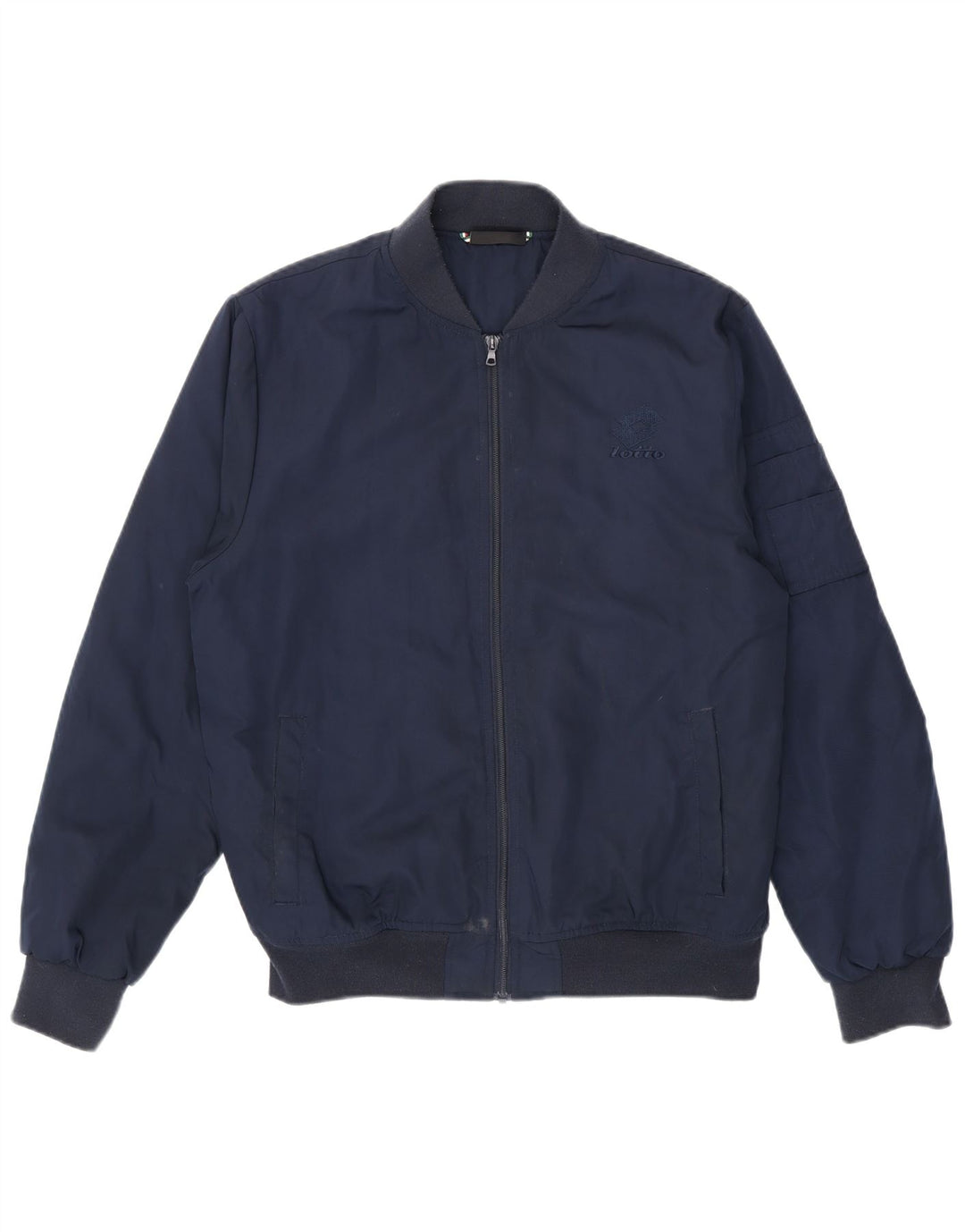 Jaqueta bomber masculina Lotto UK 38 poliéster azul marinho médio