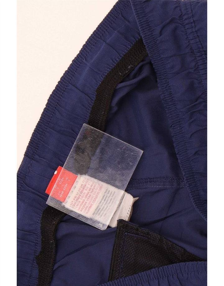 Shorts esportivos masculinos Puma Graphic grandes poliéster azul marinho