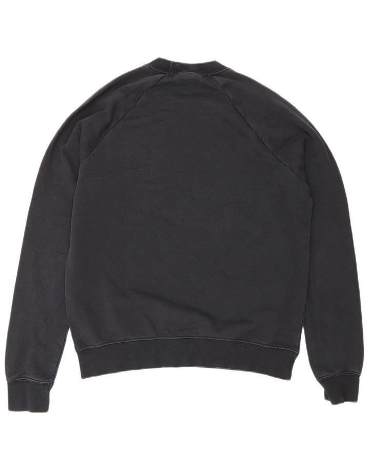 Nike masculino gráfico moletom jumper pequeno algodão preto