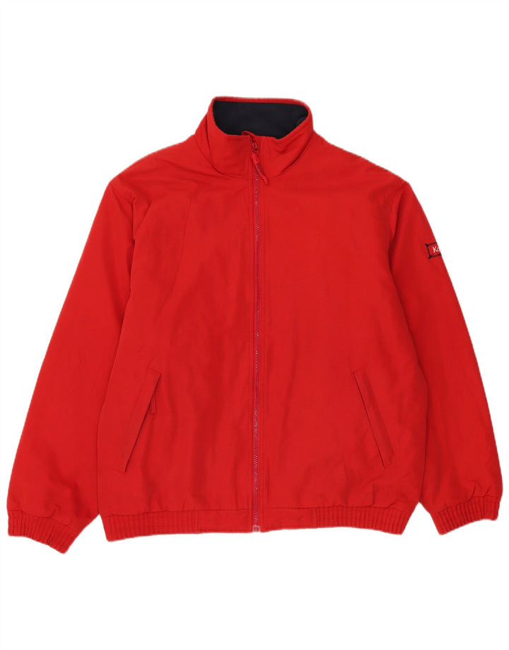 Jaqueta bomber masculina Kartel UK 38 poliéster vermelho médio