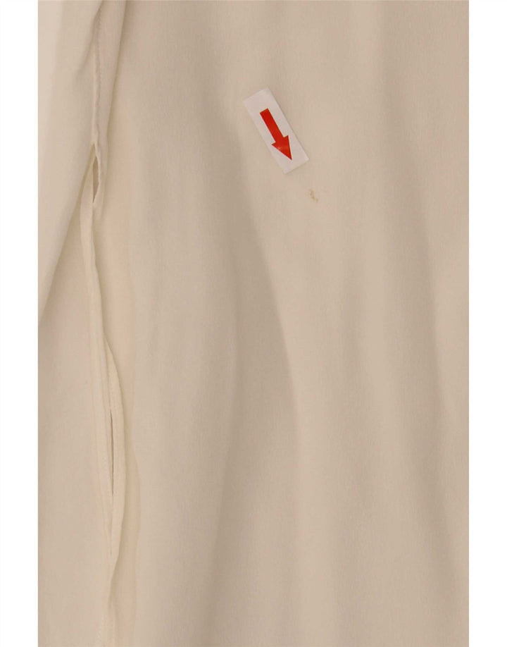 Blusa feminina Massimo Dutti EU 36 XS seda branca