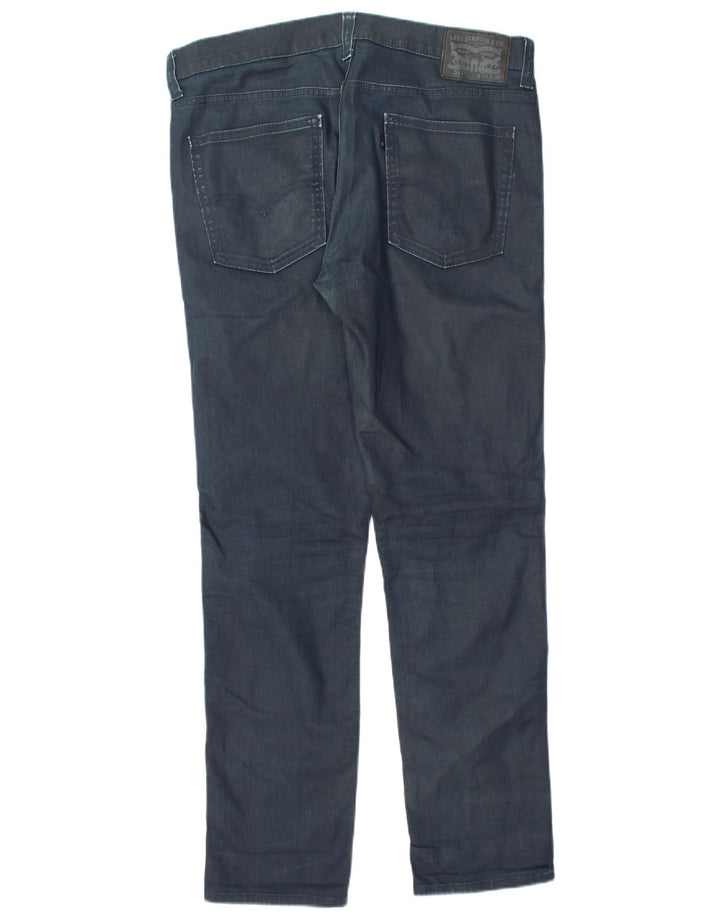Levi's Masculino 511 Slim Jeans W34 L32 Azul Marinho Algodão