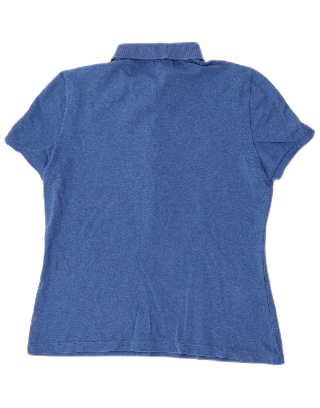 Camisa polo feminina Lacoste Slim Fit tamanho 40 algodão azul médio