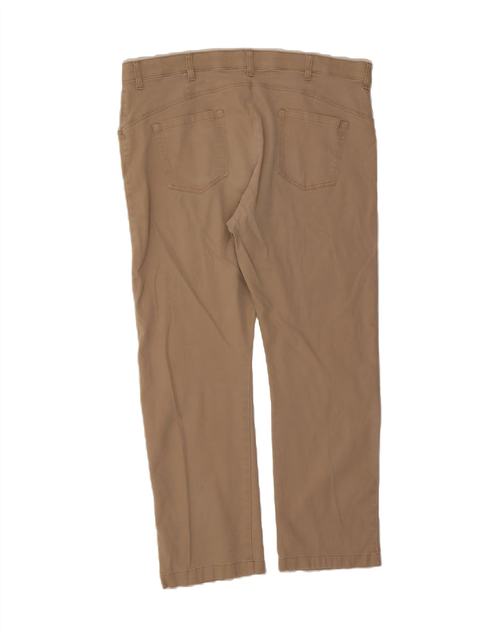 WRANGLER Mens Straight Casual Trousers W36 L28 Brown Vintage Wrangler and Second-Hand Wrangler from Messina Hembry 