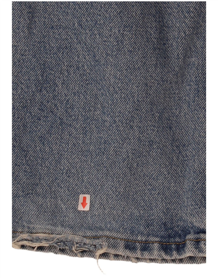 Lee Mens Straight Jeans W36 L34 Azul Algodão