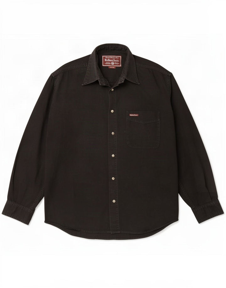 Camisa masculina Marlboro Classics preta média