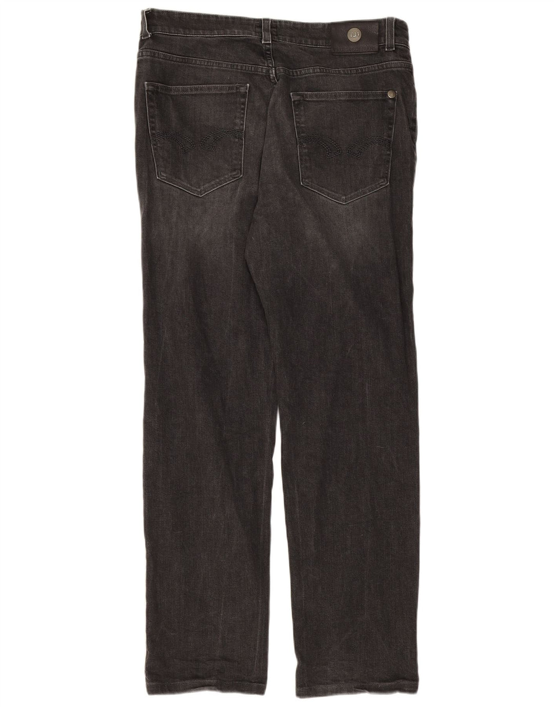 Jeans retos masculinos TRUSSARDI W34 L31 algodão preto