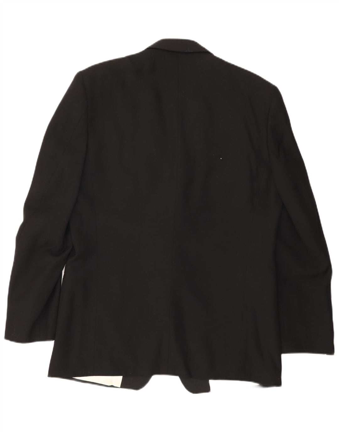 Jaqueta blazer masculina Lebole com 1 botão IT 50 grande lã preta