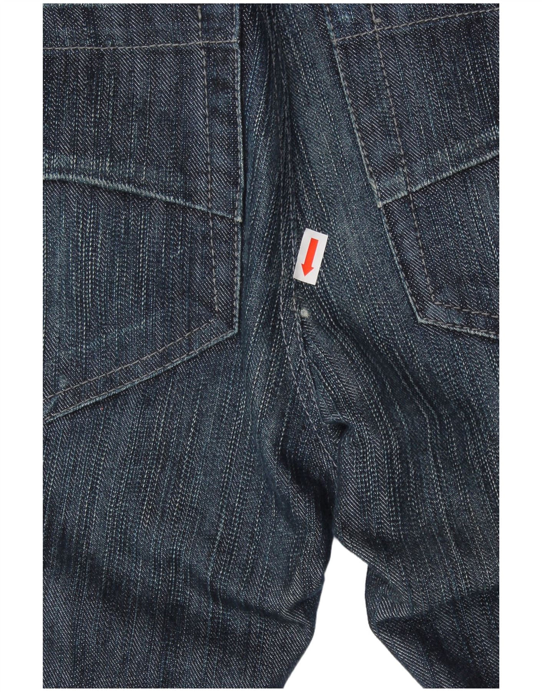 ARMANI Capri Jeans Feminino W30 L22 Azul Algodão
