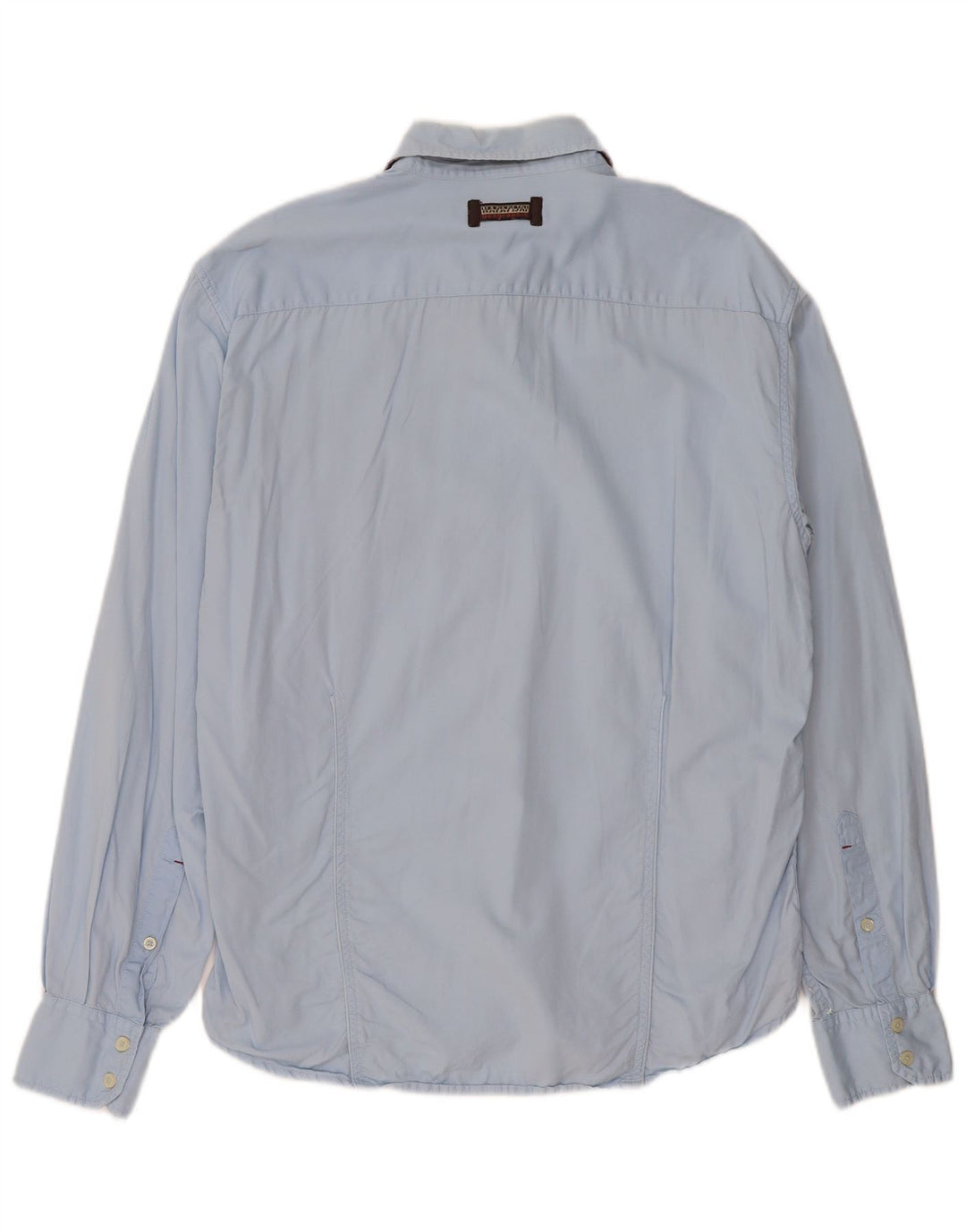 Camisa masculina NAPAPIJRI 2XL algodão azul