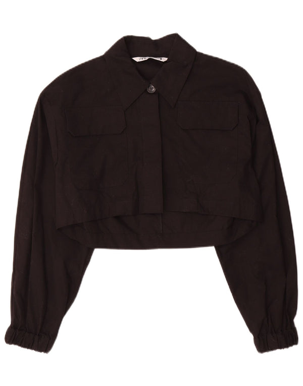 Jaqueta Bolero Feminina Zara Reino Unido 6 XS Preto