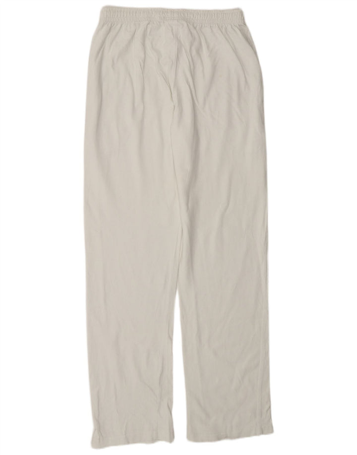 Calça de treino masculina CHAMPION pequena de algodão branco