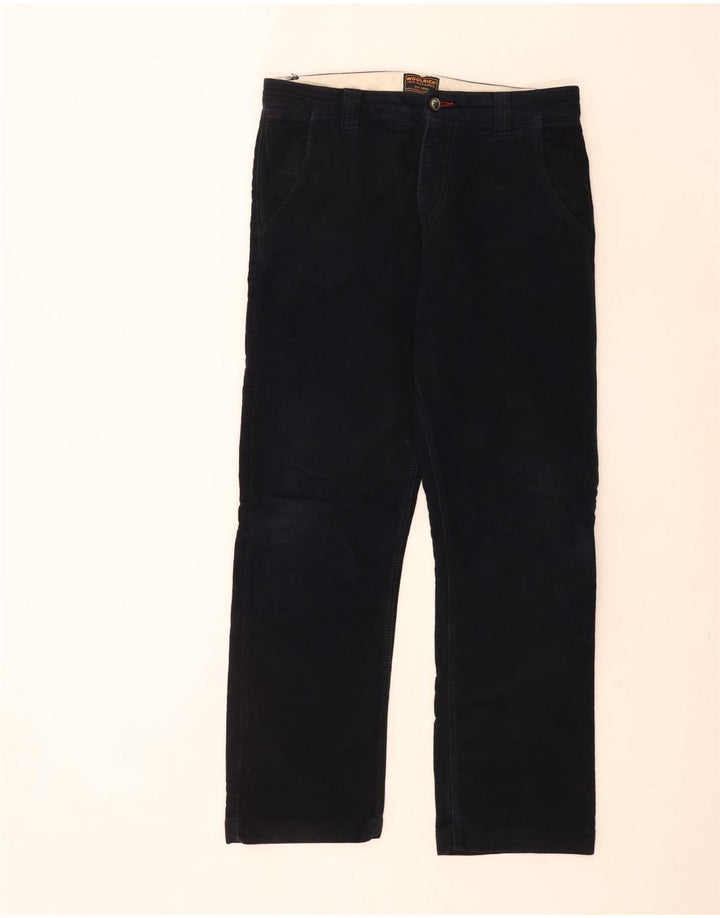 Calças Chino Regulares Masculinas Woolrich W32 L29 Azul Marinho