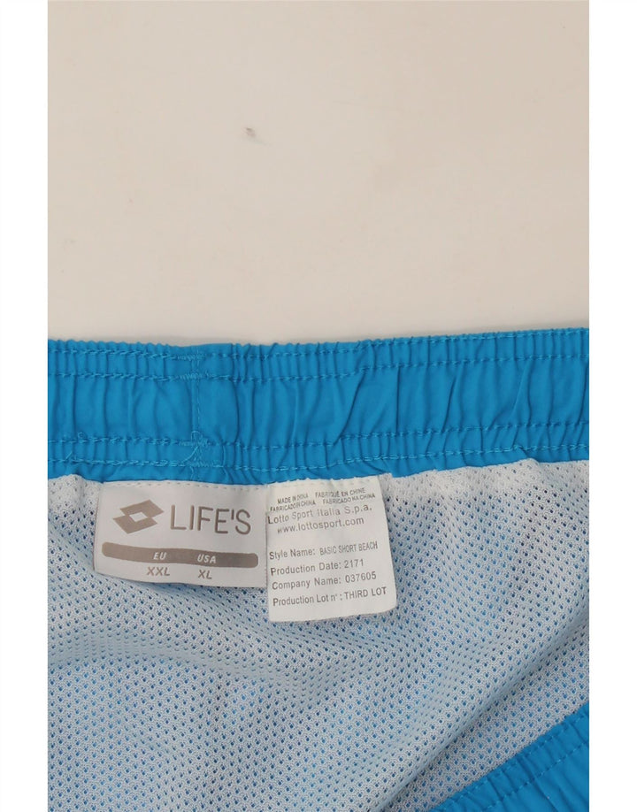 LOTTO Mens Swimwear 2XL  Blue Vintage Lotto and Second-Hand Lotto from Messina Hembry 