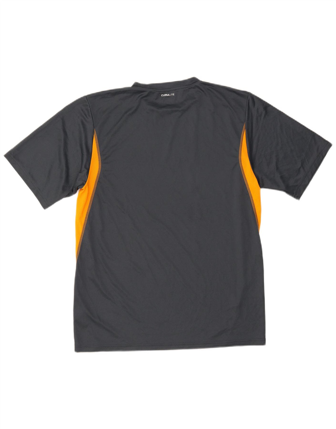 Adidas Masculino Climalite Camiseta Top Cinza Médio Colourblock Poliéster