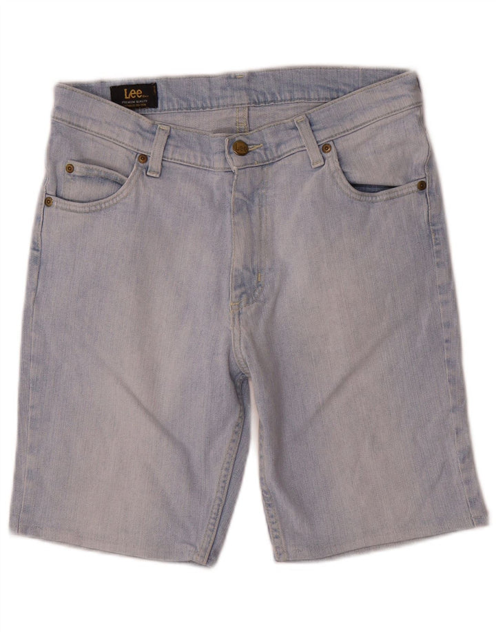 Shorts jeans masculino Lee W33 grande algodão azul