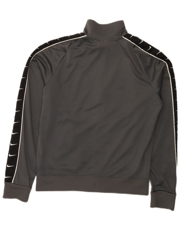 Jaqueta Nike Masculina Graphic Tracksuit Top Pequena Cinza Colorblock Poliéster