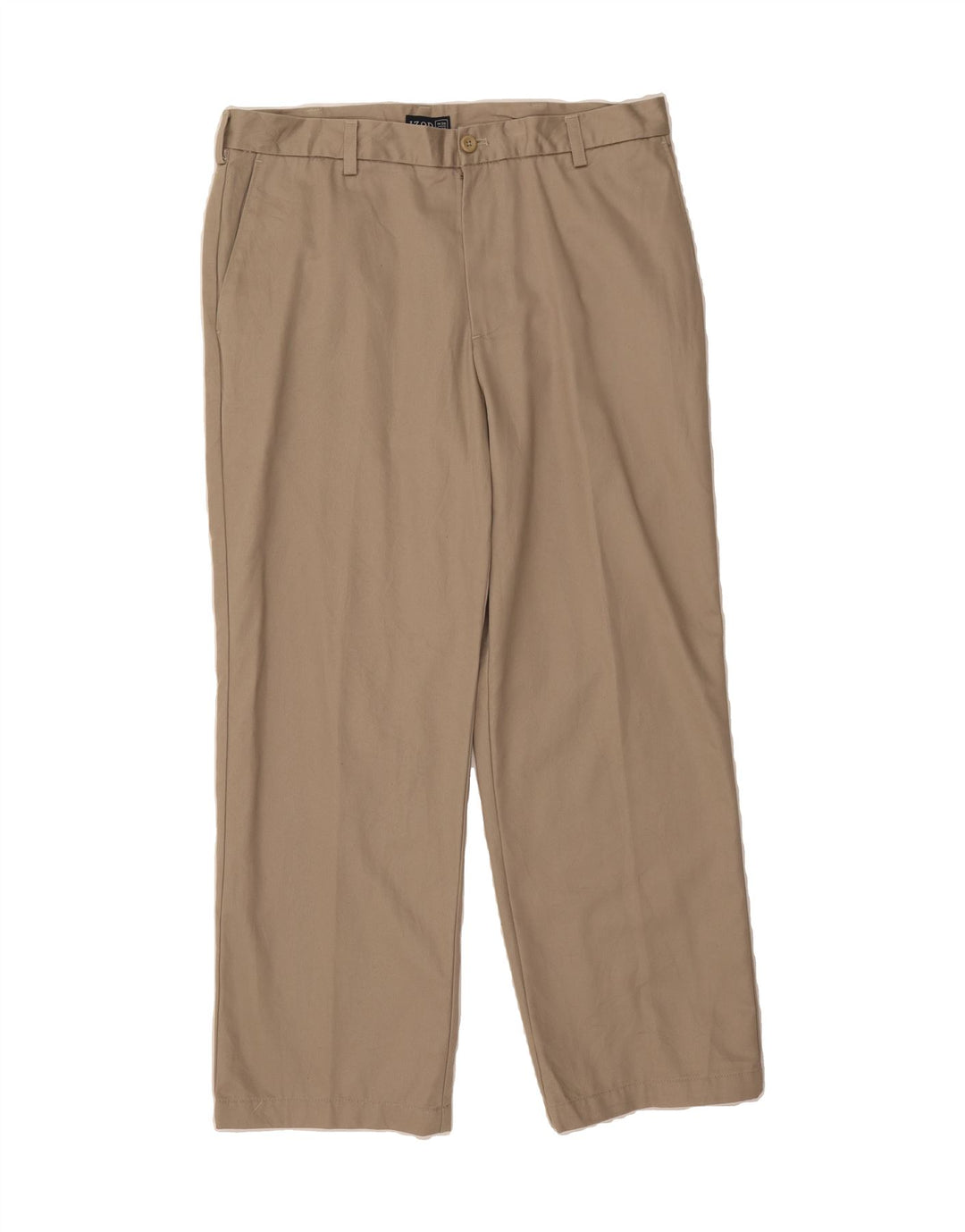 IZOD Mens Straight Chino Trousers W36 L30 Beige Cotton Vintage Izod and Second-Hand Izod from Messina Hembry 