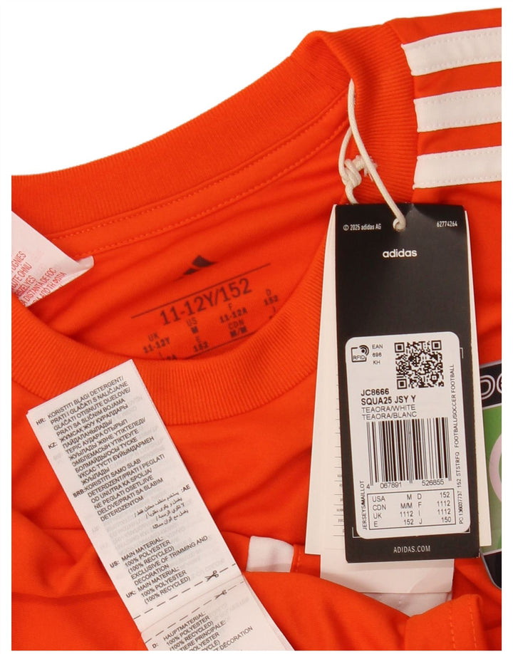 Camiseta ADIDAS Menino Aeroready Graphic Top 11-12 Anos Laranja Colorblock