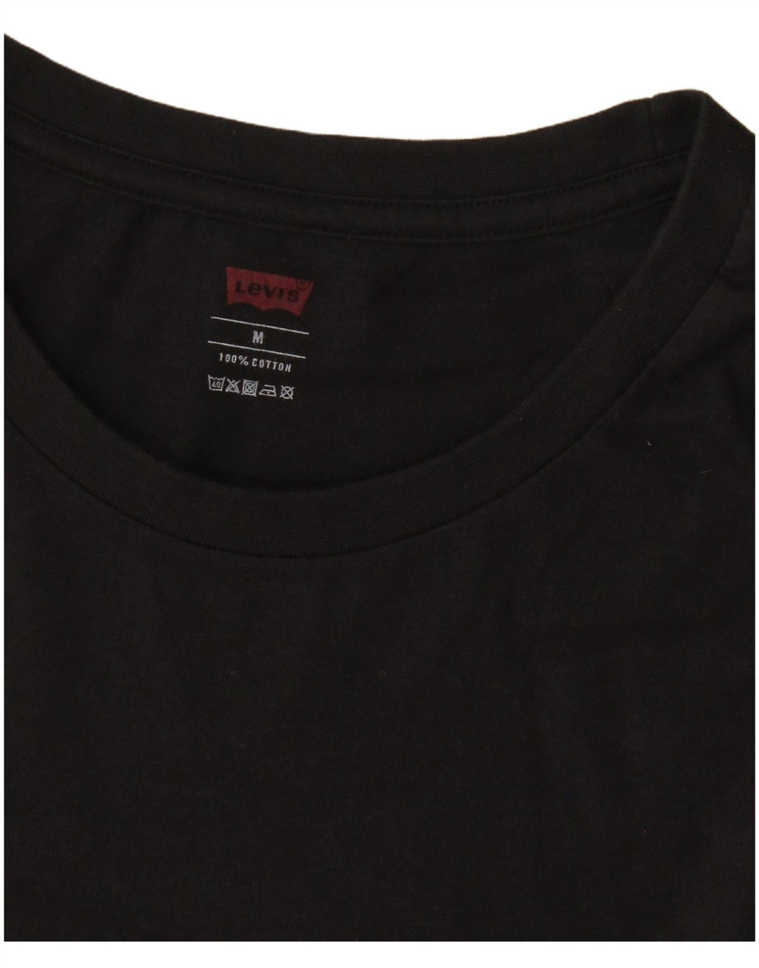 Camiseta masculina Levi's Top médio algodão preto