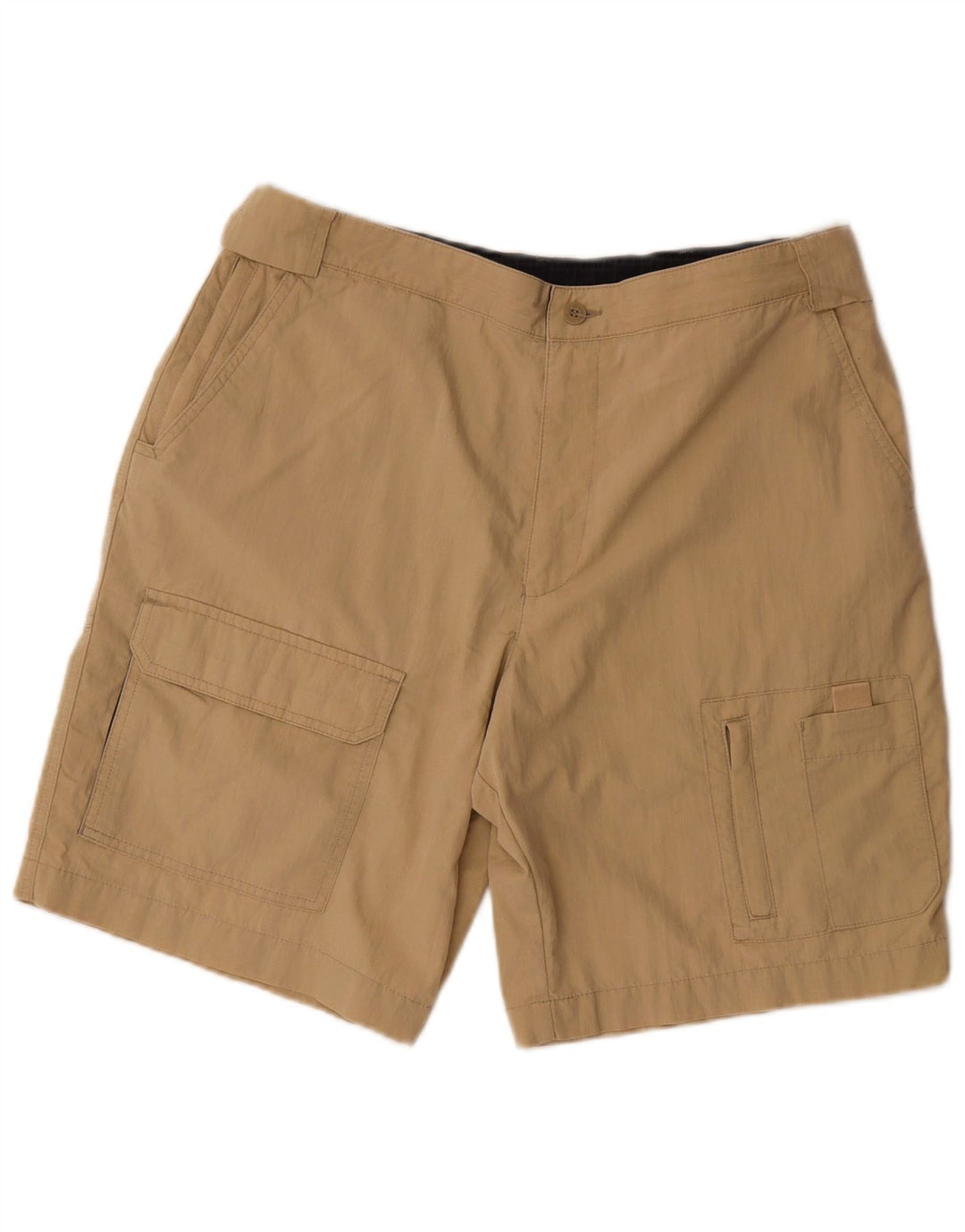 Shorts cargo masculino MARKS & SPENCER W34 grande algodão bege
